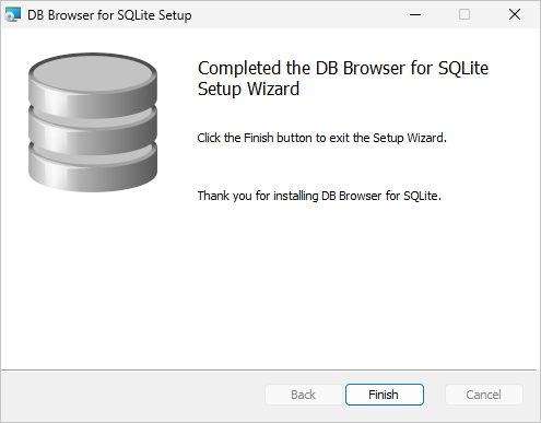 DB Browser for SQLiteのインストール(7)