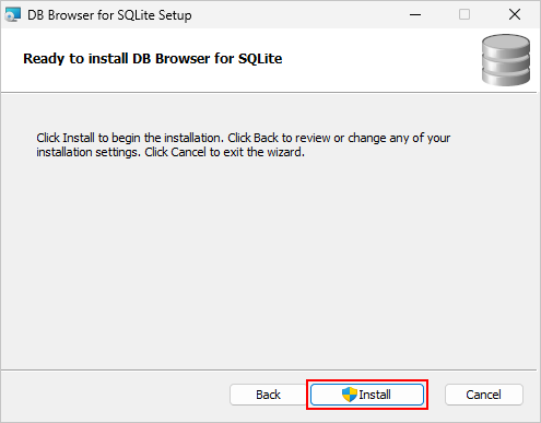 DB Browser for SQLiteのインストール(6)